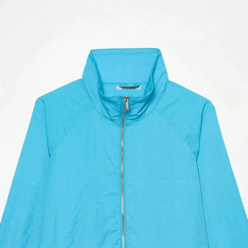 ZARA Feng Fashion Casual Stand Collar Solid Color Jacket